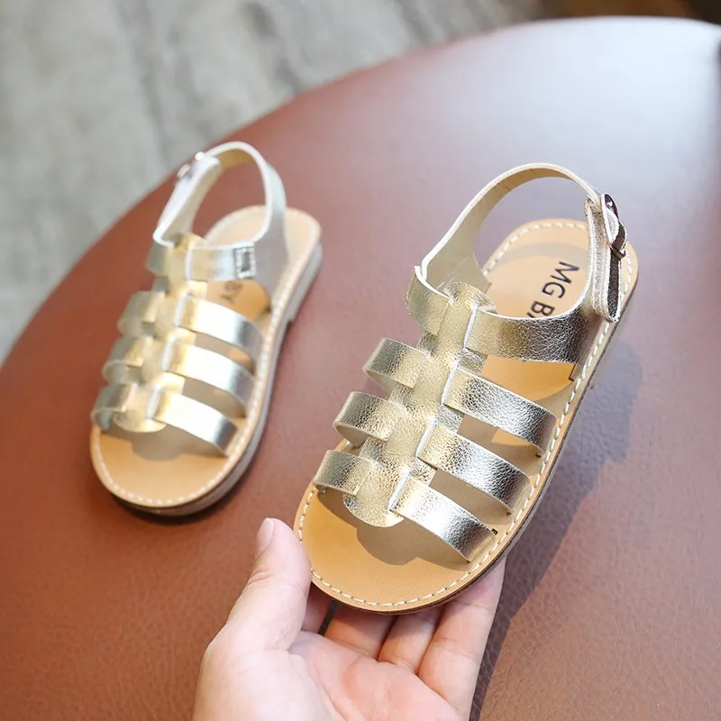 Детские Босоножки в римском стиле летние футболки для девочек Детская одежда