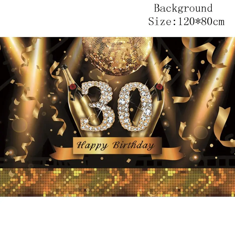 24 шт. 30/50/60th Happy Birthday Photo Booth Реквизит Маска; фотобудка 30 лет вечерние декоративная фотобудка NW06 - Цвет: 30
