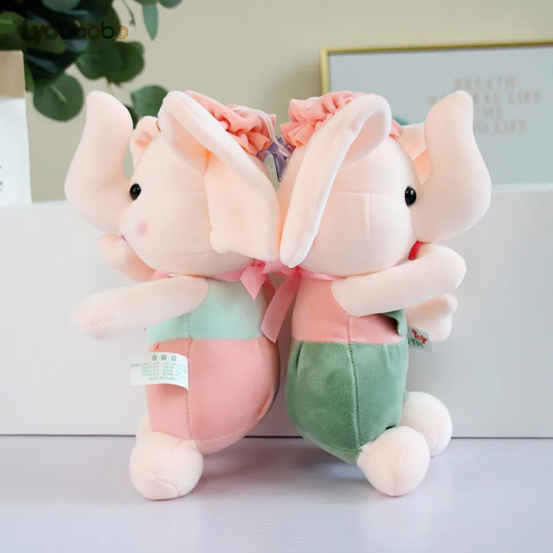 25 см младенческий слон плюшевые куклы Детский мягкие хорошего качества