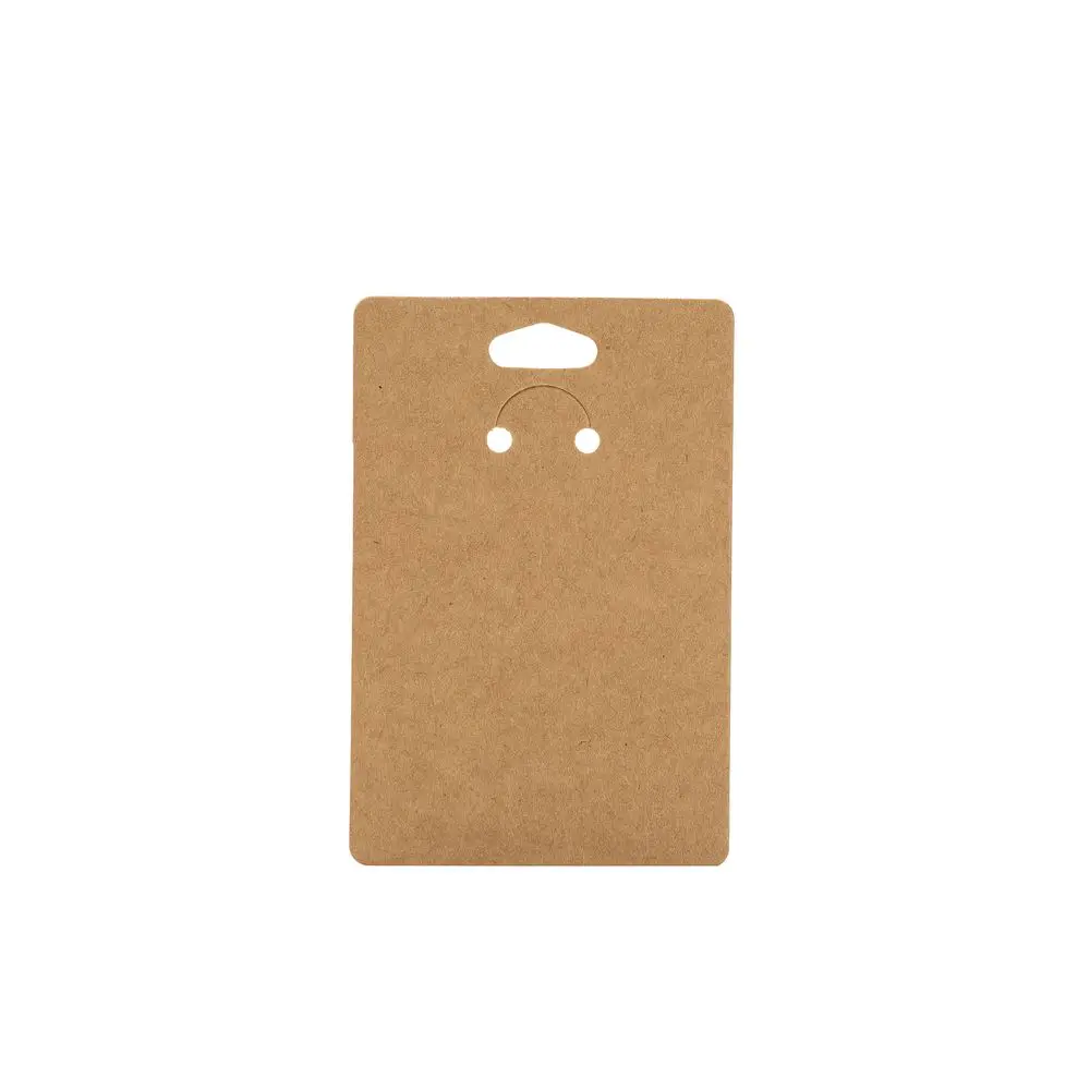 

50 Pieces 6x9cm Mixed White Brown Black Gift Ring Keychain Cards Jewelry Display Storage Holder Packing Wholesale Supply