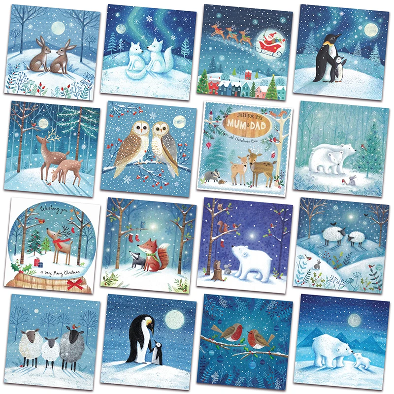 

New DIY Full Diamond painting mosaic Christmas Animals fox Diamond embroidery Home decor rabbit penguin deer owl sheep bird 2878
