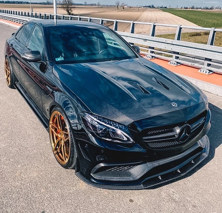 

Lively2021, подходит для W205 Benz C-class Upgrade Anc63s Amgcoupe, небольшой конверт, заправленный, углеродное волокно, средний стержень