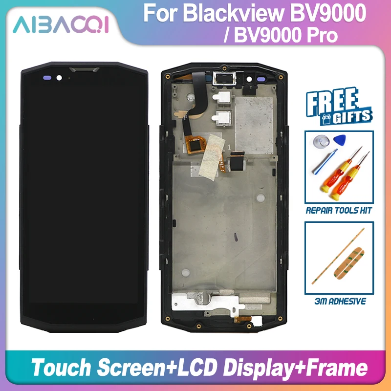 BV9000Pro x Frame 5,7 дюймовый сенсорный экран+ 1440x720 ЖК-дисплей+ рамка в сборе Замена для Blackview BV9000/BV9000 Pro Android 7,1 - Цвет: BV9000Pro x Frame