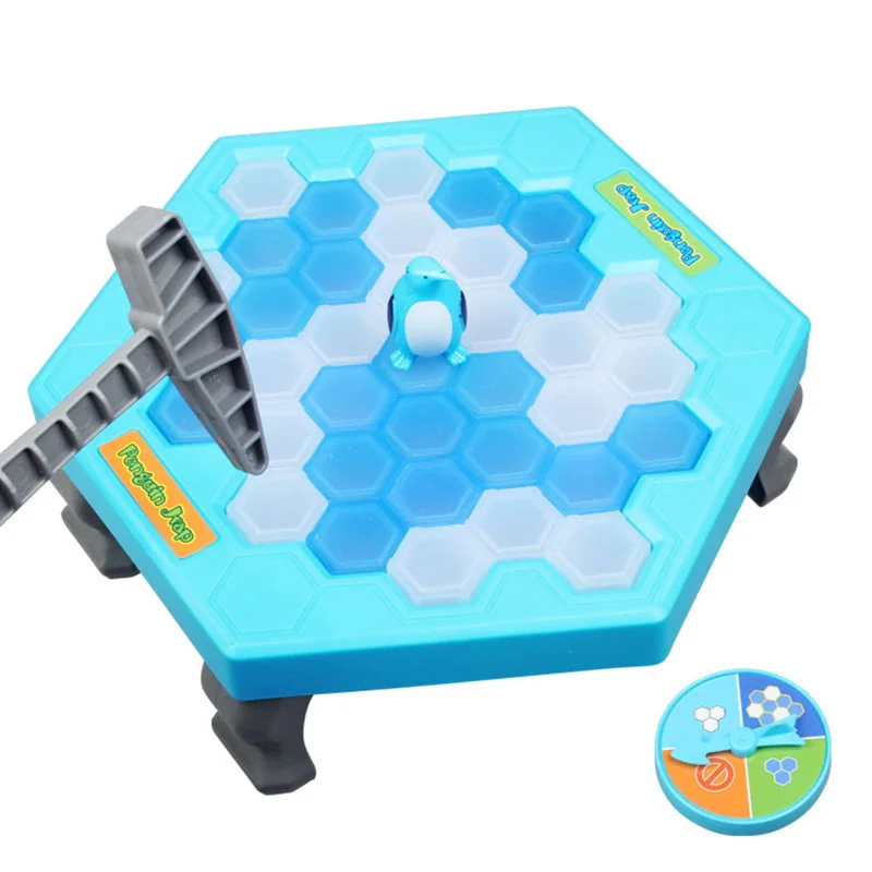 Ice Breaking Save The Penguin Kids Fun Board Game Table Fidget Breaker Bricks Toy Gags Practical Jokes Puzzle Toys for Children | Игрушки и