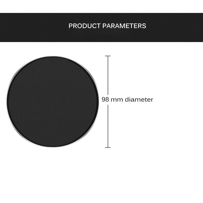 Ультратонкий зарядный коврик для iPhone 11 8 Plus 10 Вт быстрая Беспроводная зарядная