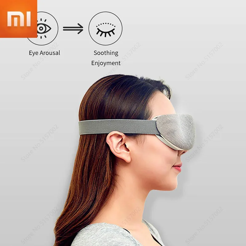 

Умная Паровая маска для глаз Xiaomi Hi +, повязка на глаза для путешествий, самолета, 3D объемный паровой компрессор, снятие усталости глаз, работа...