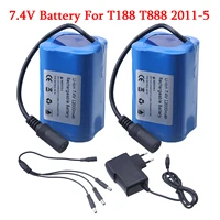 7 4v 12000mah battery spare parts for t188 t888 2011 5 th88 cf18 c18 rc high speed remote control bait boat fishing boat toys