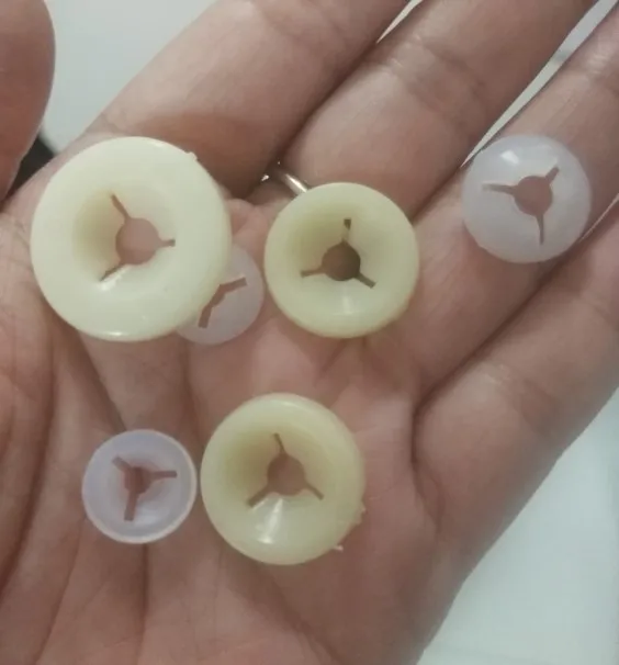 50 шт. Новинка 18 мм новый стиль коричневый розовый мягкий треугольный нос с washe для