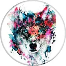 Colour 8 Официальный держатель для телефона с круглым цветком, съемный держатель для гнезда, расширяющаяся подставка и кольцо для пальца - Цвет: Colour 8