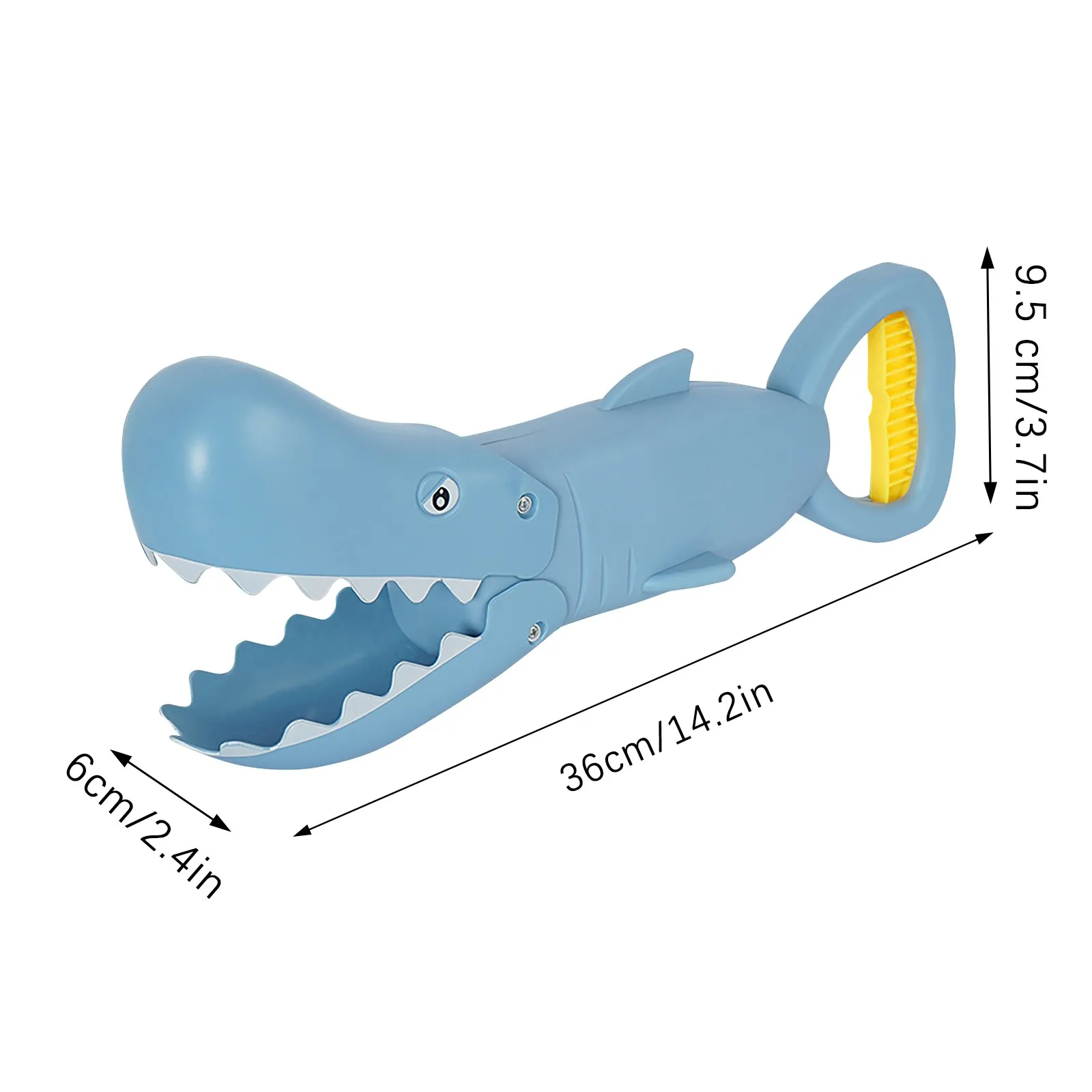 

1pc Lovely Hippo/shark-shape Sand Snapper Maker Clip Children Outdoor Winter Snow Sand Mold Tool Creative Outdoor Fun & Sports