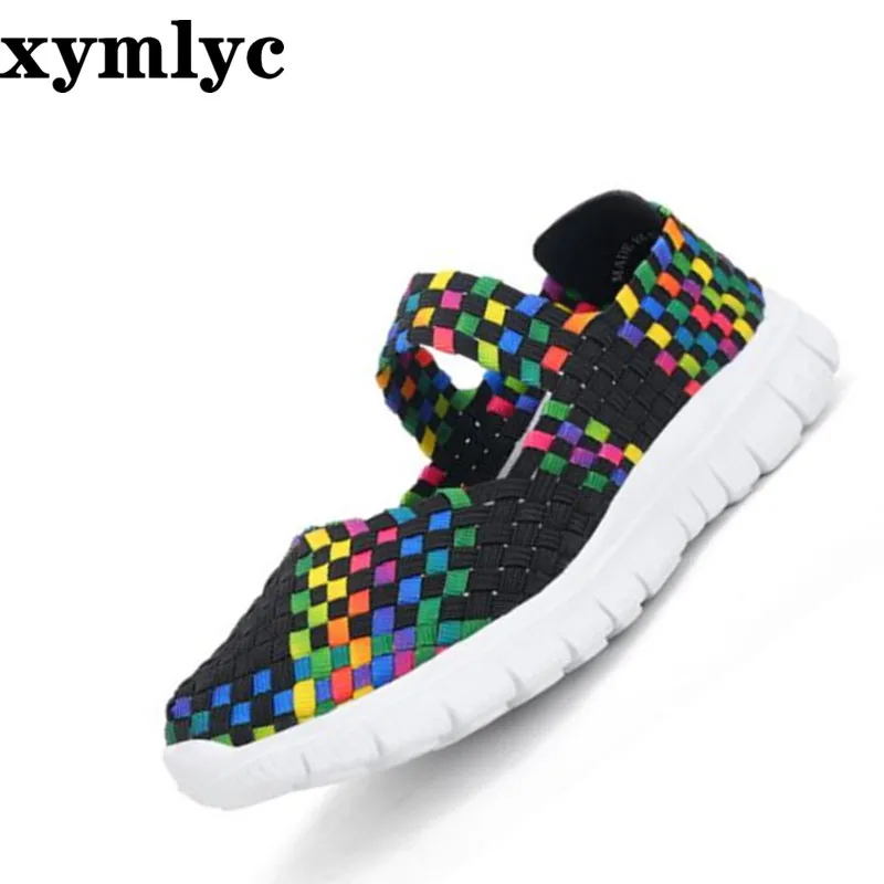 Туфли женские на плоской подошве пикантные дышащие повседневные Нескользящие с