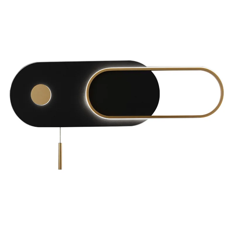 

Post-Modern Minimalist Wall Lamp Nordic Creative Living Room Bedroom Wall Light Bulb Hotel Guest Room Warm Bedside lighting