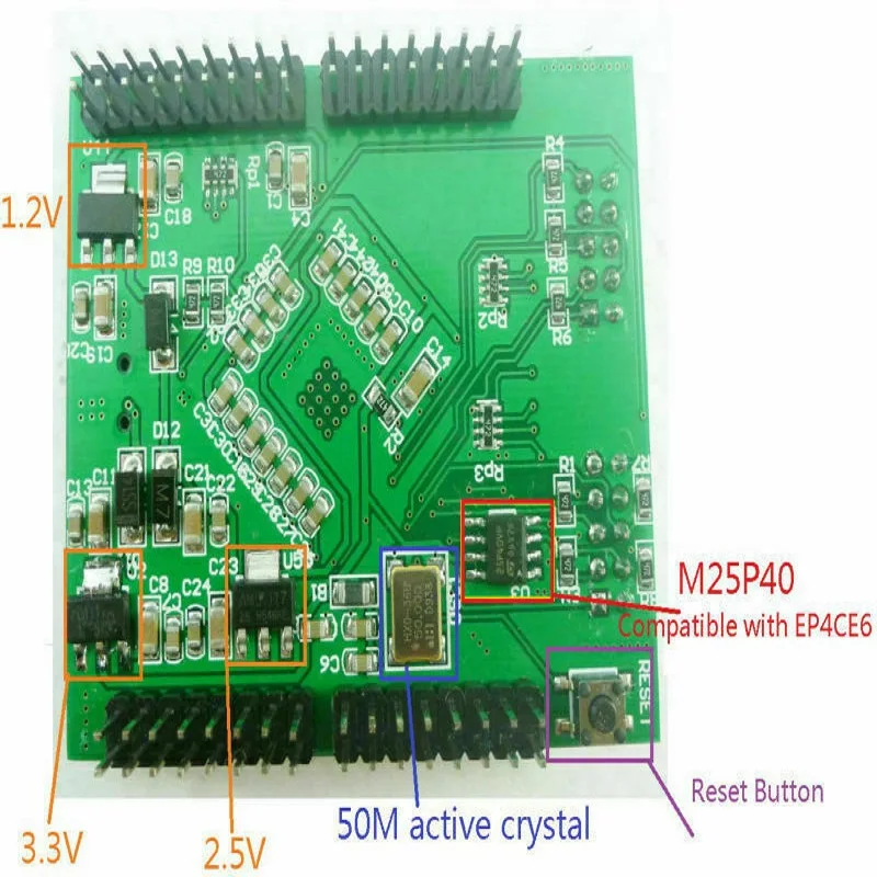 TB276 * 8 шт./лот EP4CE6 ALTERA Cyclone IV FPGA макетная плата EP4CE6E22C8N Cyclone4 CPLD ASIC surpass EP1C3 EP2C5T144 EP2C8|cpld