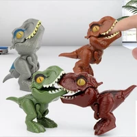 4pcs finger dinosaur egg toy creative tricky tyrannosaurus model dinosaur toy interactive biting hand dinosaur childrens gifts