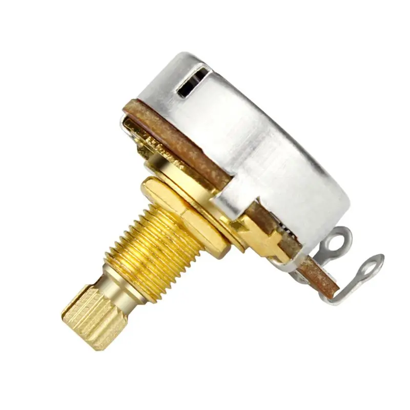 

Brass Shaft ELectric Guitar Bass Volume Tone Control Pots Potentiometer A500K