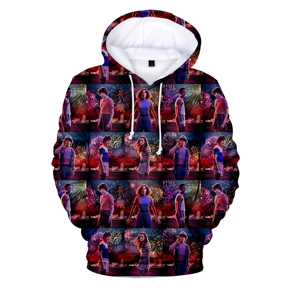 

New Fashion Popular Stranger Things 3D Hoodie Men/Women Streetwear Harajuku 3D Hoodie Stranger Things Pullovers Sweatshirts