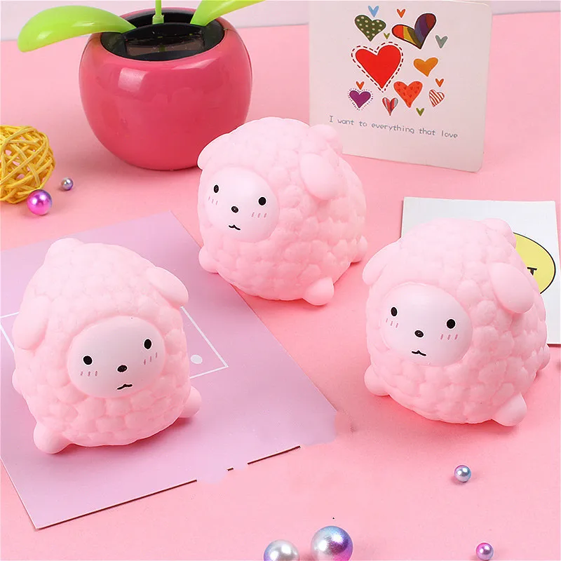 

1@#1pcs Sheep Kneading Ball Toy Ball Stress Toy Squeezable Stress Squishy Toy Stress Relief Ball Anti-stress Toys