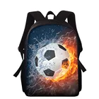 Школьные ранцы с логотипом футбольной команды, цельный рюкзак для подростков, школьных и дорожных книг для мальчиков и девочек