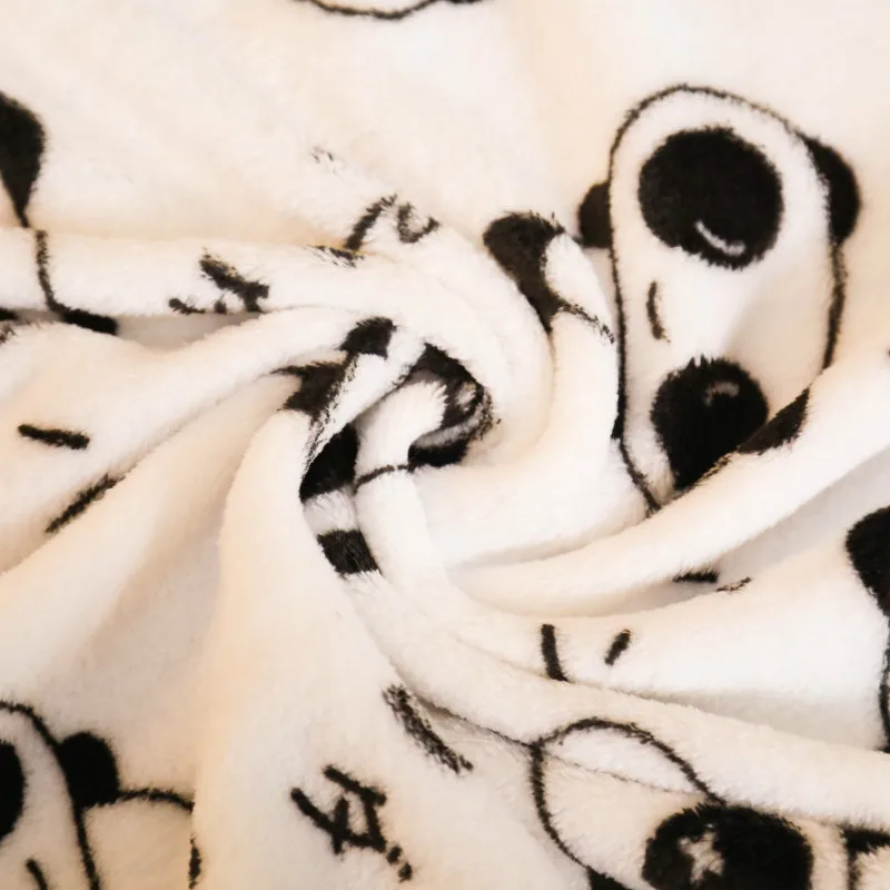 DUNXDECO одеяло животное панда кукла мягкое Коралловое Флисовое подушка