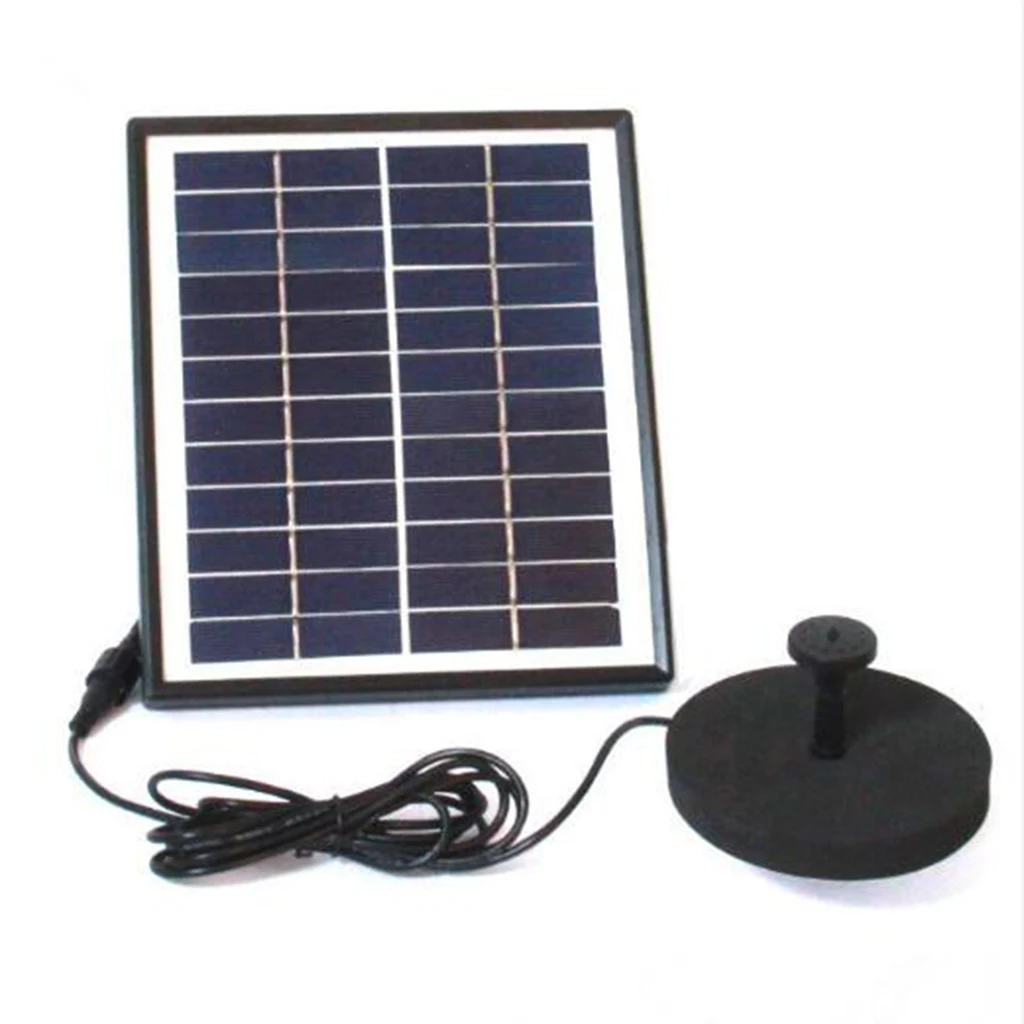 

Solar Fountain Pump 12V 5W 200L/H Solar Pond Pump for Garden Pool Pond Aquarium
