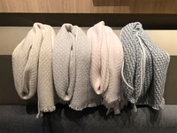 100 wool cashmere solid women large pashmina warm scarf