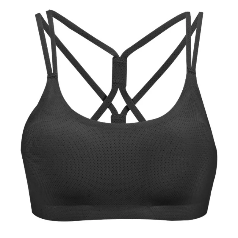 Спортивный бюстгальтер для йоги с перекрестными ремешками женский спортивный