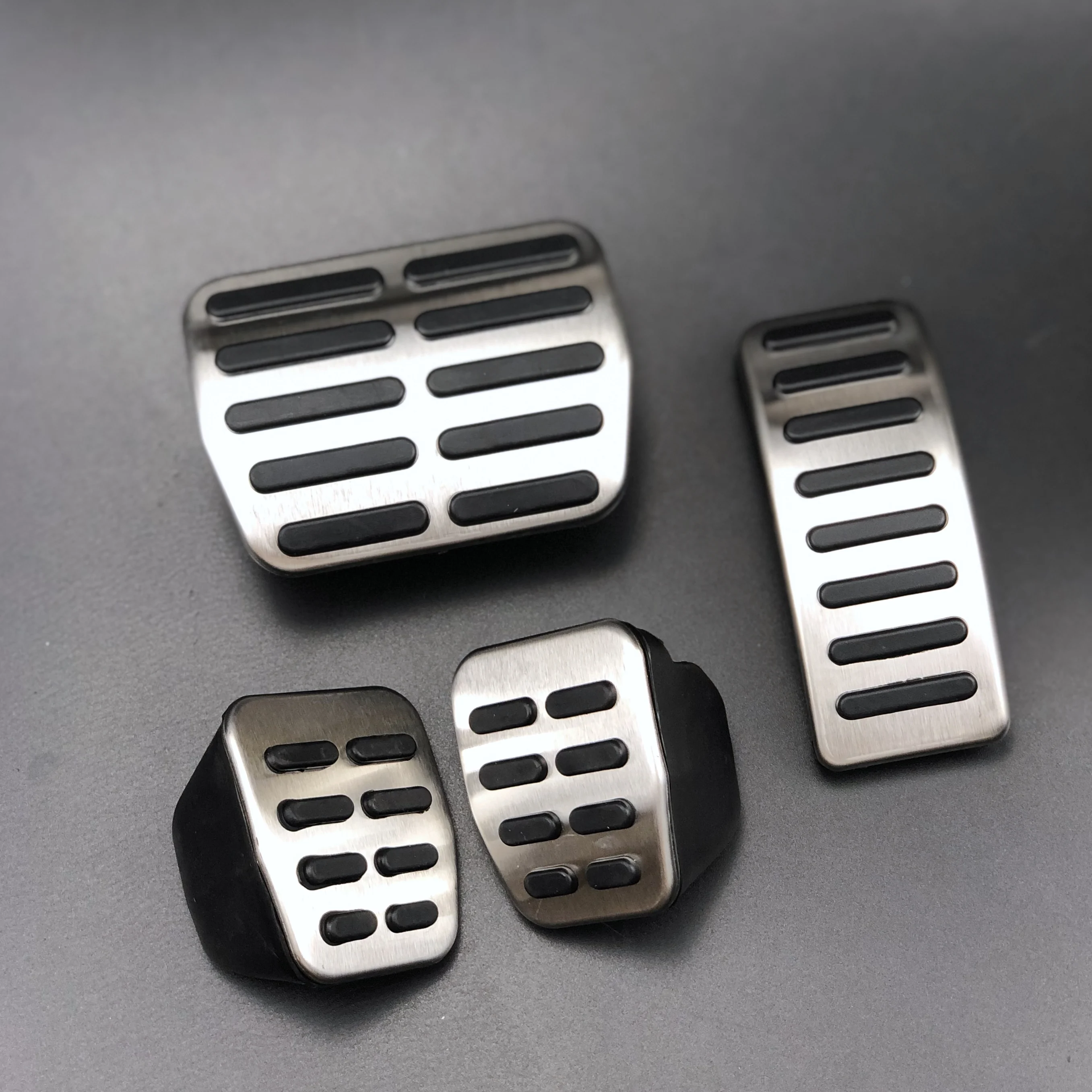 3 шт./компл. универсальные накладки на педали из нержавеющей стали для Volkswagen Polo Jetta