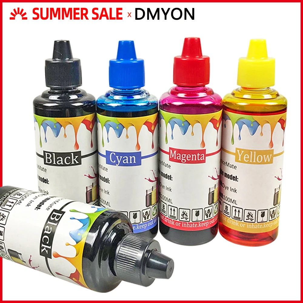 DMYON принтер чернила заправка бутылки чернил Замена для HP 301 Deskjet 1000 1050 2000 2050 2510 3000