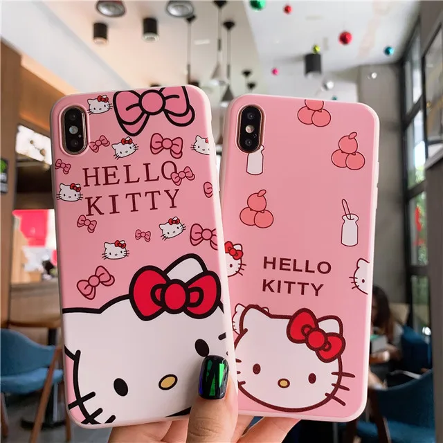 Чехол для телефона iPhone X Xs 7 8 6 6S Plus с мультяшным рисунком XR XS Max мягкий чехол |