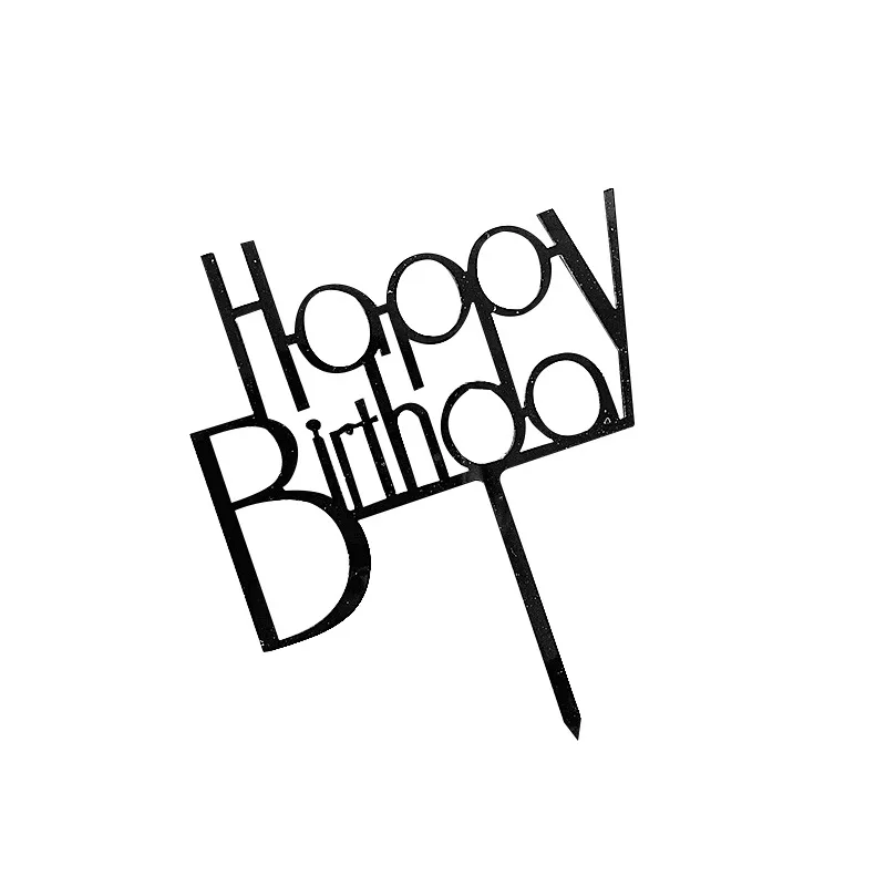 

Акриловый топпер для торта "С Днем Рождения" MJCakedecor