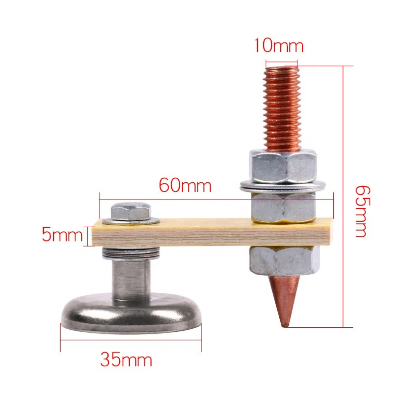 

Welding Magnetic Head Ground Wire Tool Magnetic Welding Support Strong Magnetism Grounding Accessories I88