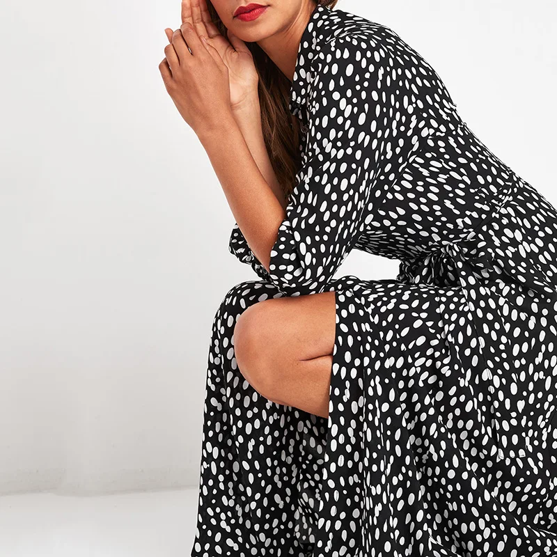 Весеннее женское шифоновое платье новинка 2020 винтажные платья миди с цветочным