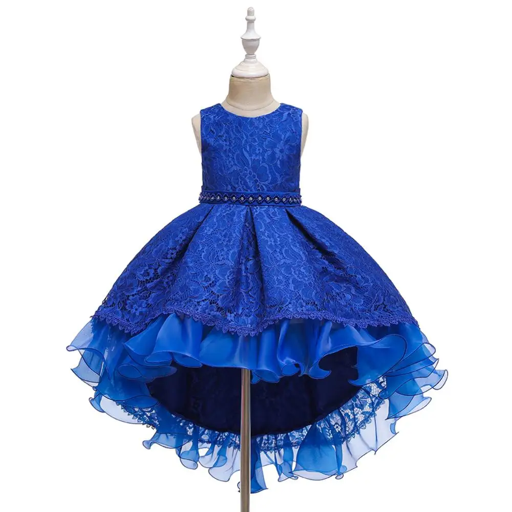 Summer Girls Dress for Carnival Rock Flower Sequins Costume Wedding Evening Princess Party Children Clothing 3-10yrs | Детская одежда и
