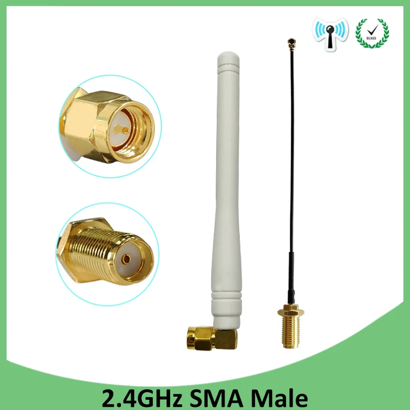 Антенна GRANDWISDOM 2 4G 3dbi sma Мужская wlan Wi-Fi 4 ГГц антенна IPX ipex 1 SMA Женский Удлинительный