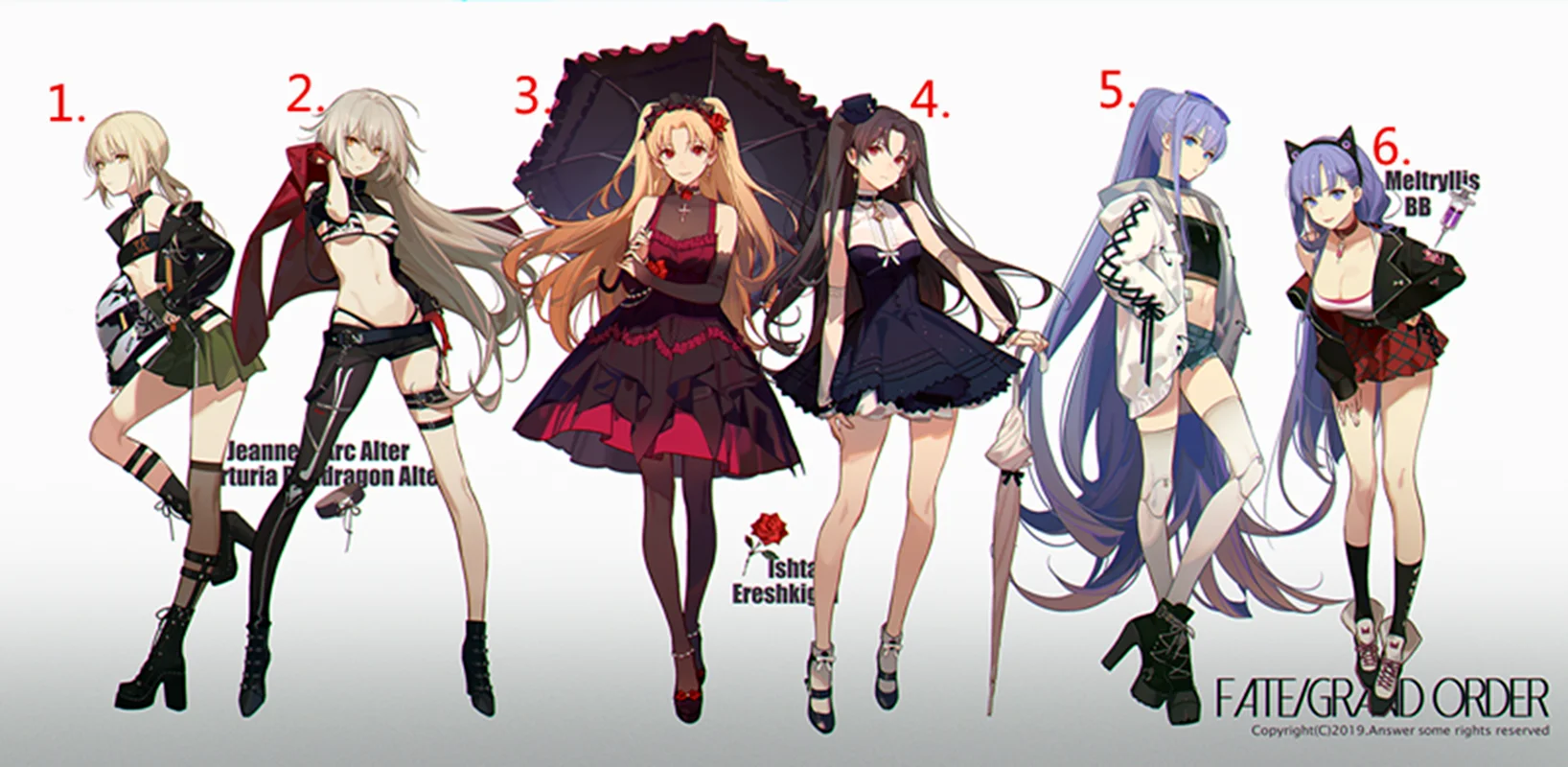 FGO Fate/Grand Order Ereshkigal ASUKA акриловая подставка для стола наклейка дисплей лимит