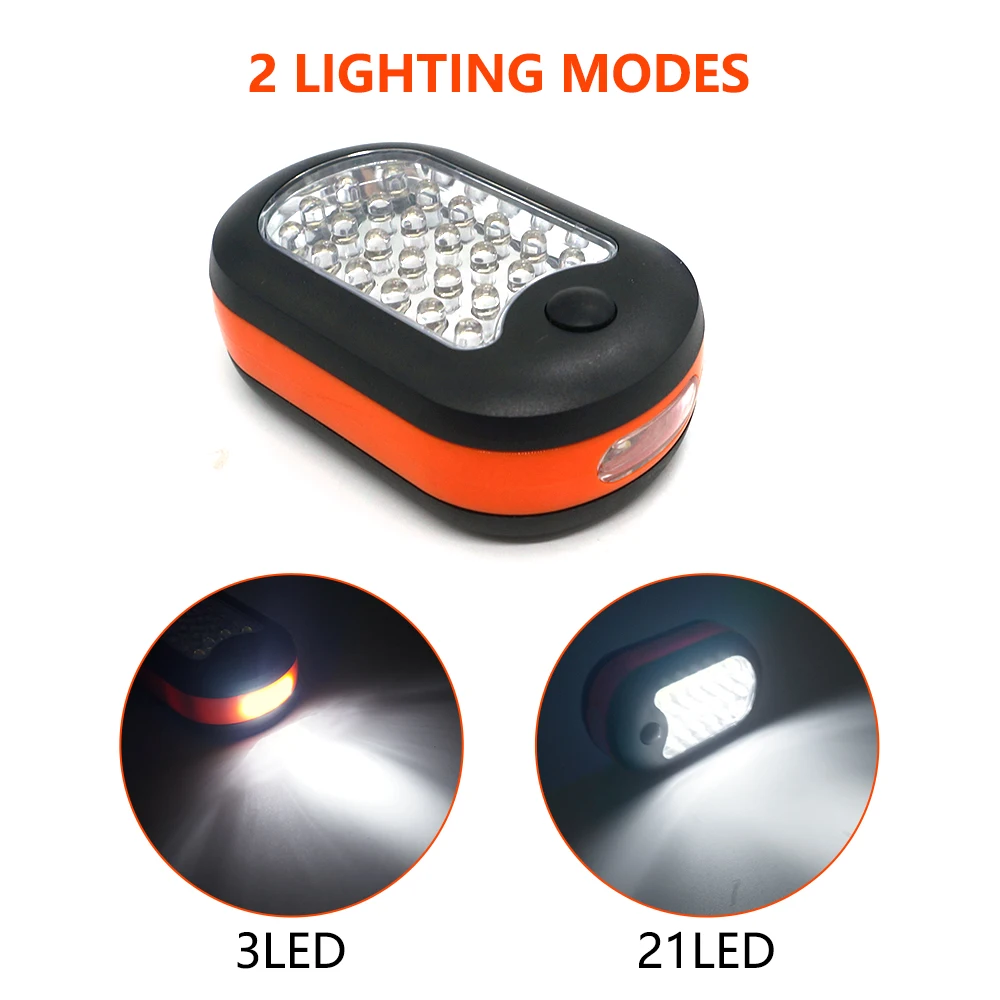 27LED рабочие крючки для лампы вверх кемпинг фонарь удобный флэш-светильник Магнит Факел для мастерской гаража портативный аварийный механический ремонтный светильник