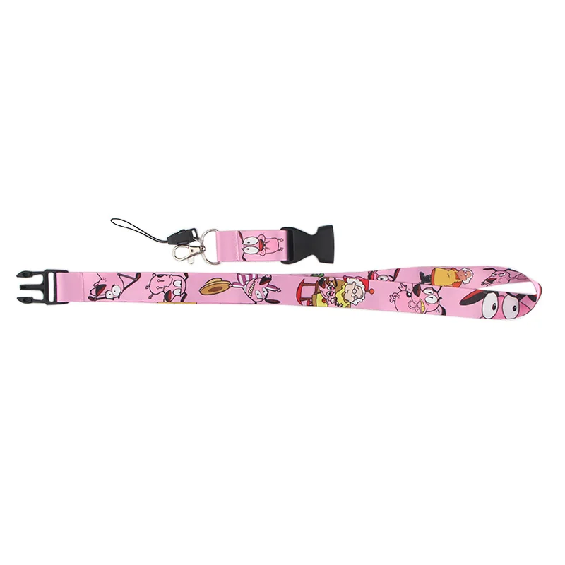 P3990 Dongmanli отвага трусливая собака брелок Lanyards держатель удостоверения личности ID карта Пропуск Тренажерный зал мобильный бейдж держатель ключевой ремень