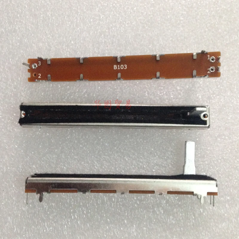 5 шт. 75 мм B10K прямой нажимной потенциометр SC6021 моно/диммирующий консольный микшер