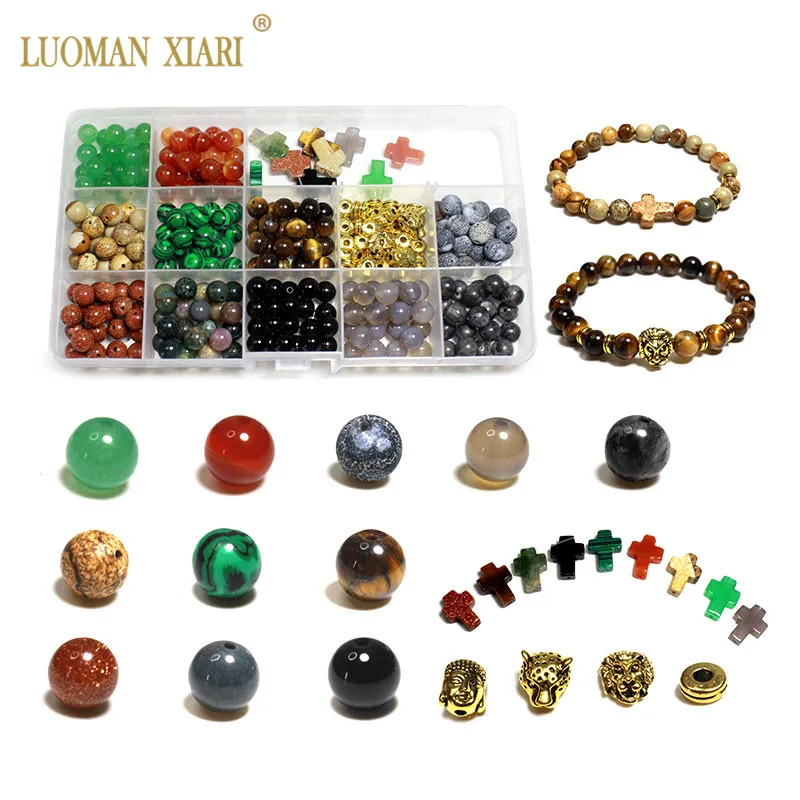 Новинка 2020 Набор для изготовления ювелирных изделий круглые бусины из