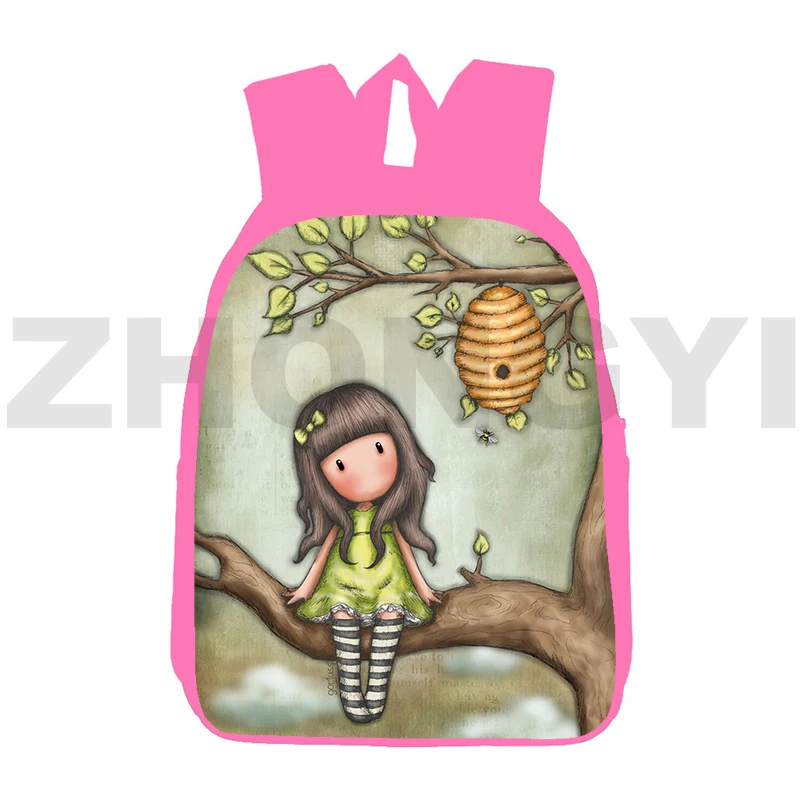 

Детские рюкзаки с 3d-рисунком в стиле аниме «Санторо», 12/16 дюйма