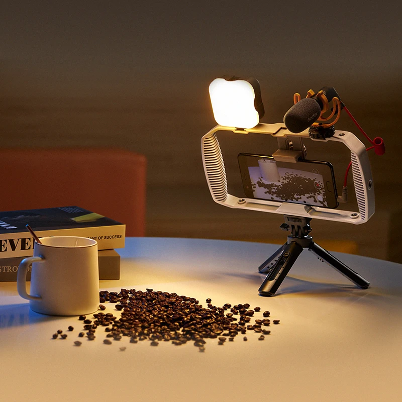 Набор микрофонов Godox VK1 для фотосъемки с подсветкой телефона iPhone13 12 11 Huawei Samsung |