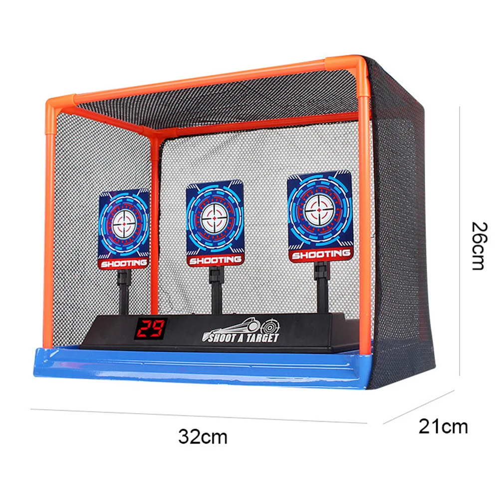 High Precision Scoring Auto Reset Electric Target For Nerf Toys Outdoor Sports Fun EVA Bullet Gun Toy Accessories Kids Gift | Игрушки и