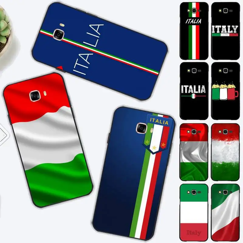 

Yinuoda Italy Flag Phone Case for Samsung J 2 3 4 5 6 7 8 prime plus 2018 2017 2016 core