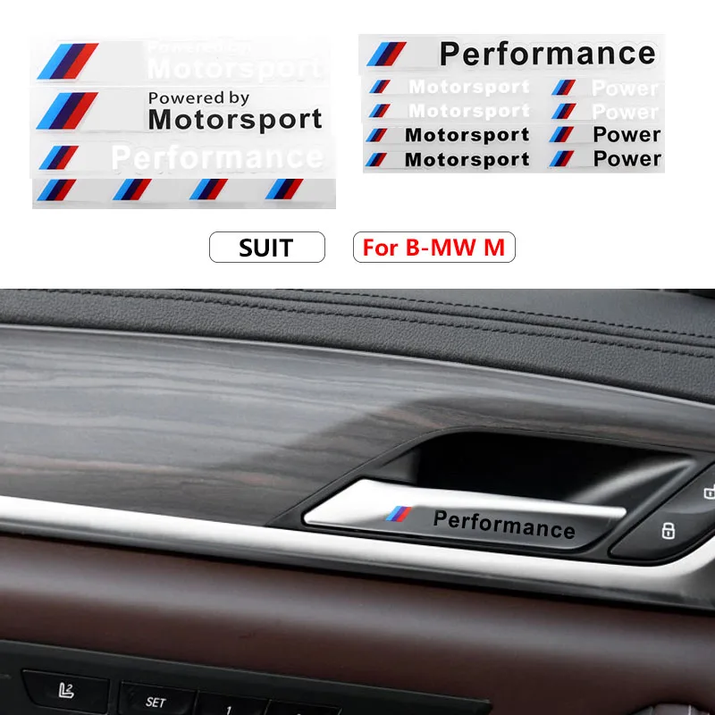 1 шт. автомобильная наклейка для bmw M Performance Power X1 X3 X4 X5 X6 X7 e46 e90 f20 e60 e39 f10 f30