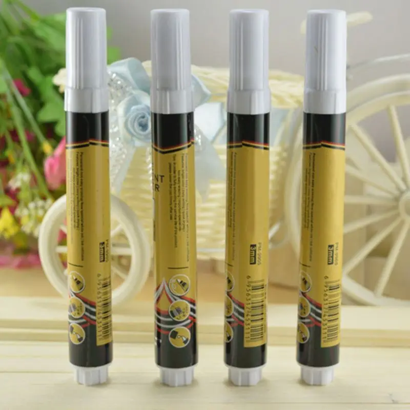 Белая маркерная авторучка краска масло маркер для шин Водонепроницаемая