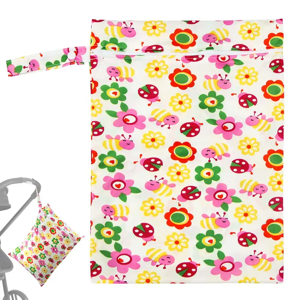 Сумки для подгузников младенцев дорожная влажная сухая сумка детской коляски