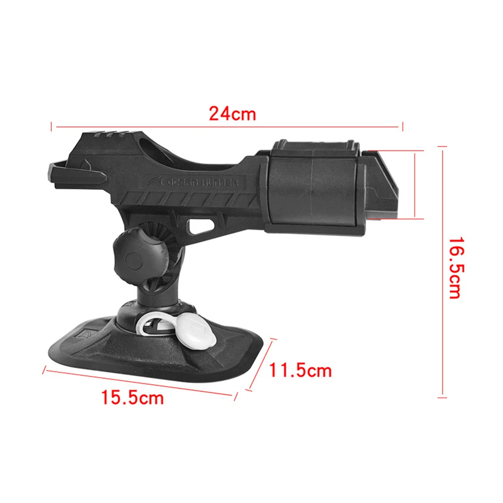 

Stainless Steel Adjustable 360 Degree Fishing Rod Fence Mount Holder Bracket For Boat Yacht Kayaking Tackle Kit Accessory