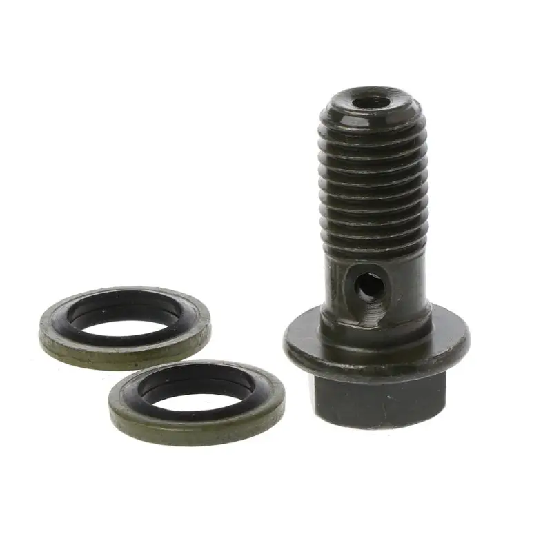 M10 x 1 25 мотоциклетные тормоза полые винт двойной банджо болт для Honda Yamaha Suzuki|Гайки