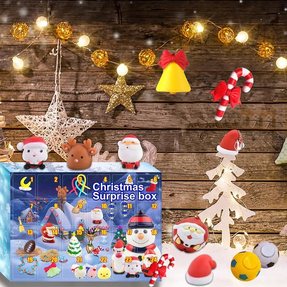 Diy Advent Calendar 2021 24 Days Of Surprises Fidget Holiday Детей Countdown Toys Christmas Calendars Игрушки Для Bu E6w4 | и
