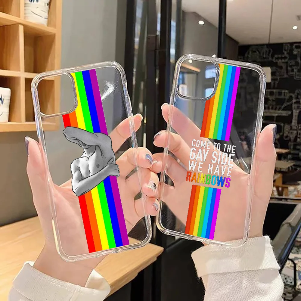 

Чехол для телефона для геев, лесбиянок, ЛГБТ, Радуга для Huawei Honor 6 7 8 9 10 10i 20 A C X Lite Pro Play, прозрачный, модный, водонепроницаемый, мягкий